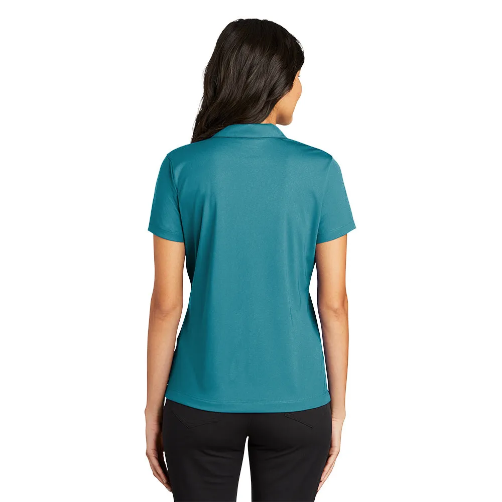 Nike Women Dri-FIT Vertical Mesh Polo - Blustery