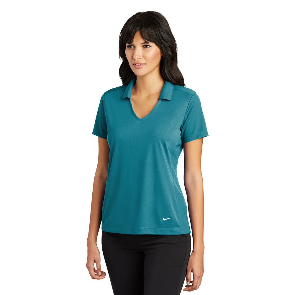 Nike Women Dri-FIT Vertical Mesh Polo - Blustery