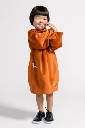 OMAMImini Velvet Fox Girls Dress