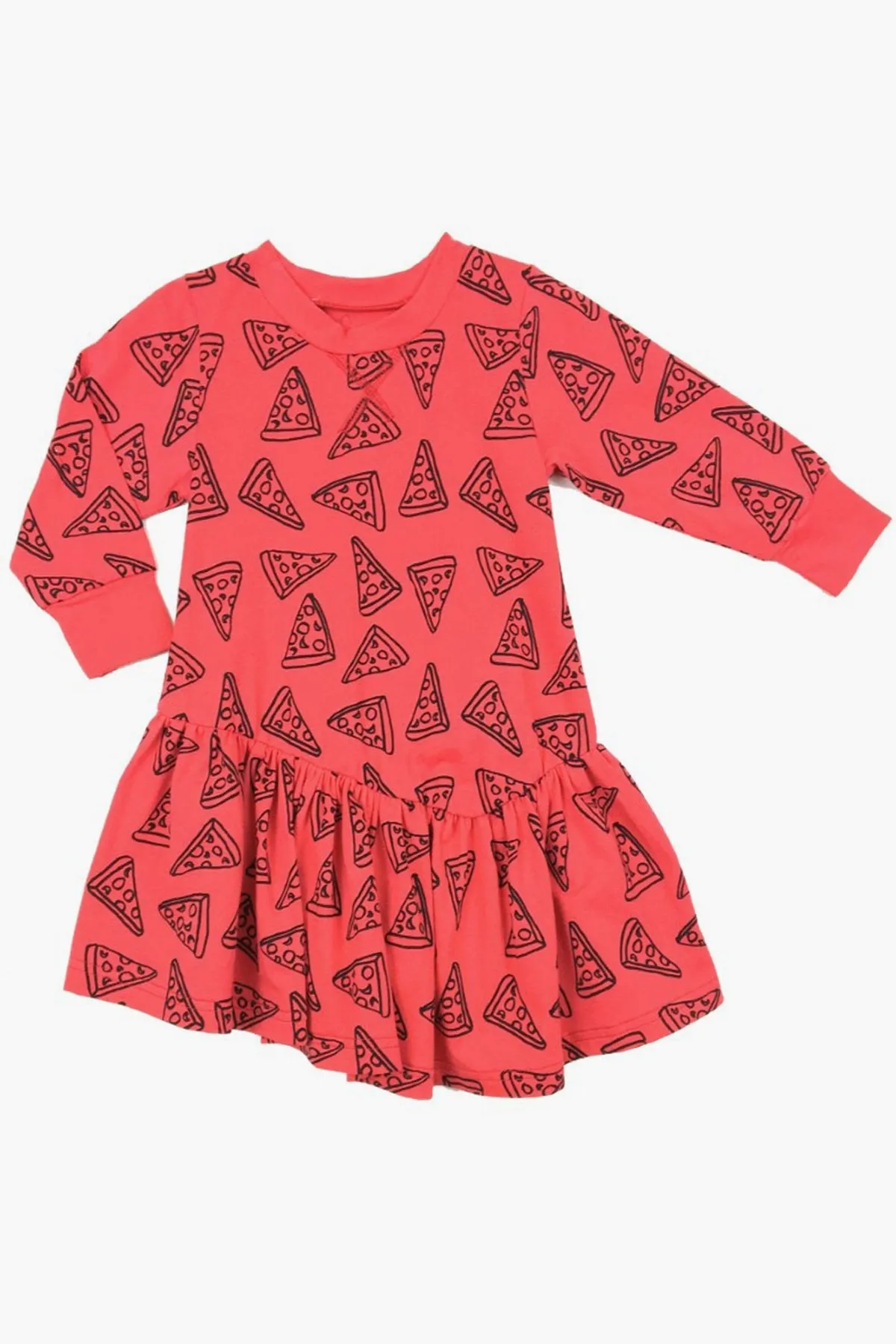 Peas and Queues Avery Girls Dress  - Sauce (Size 3 left)