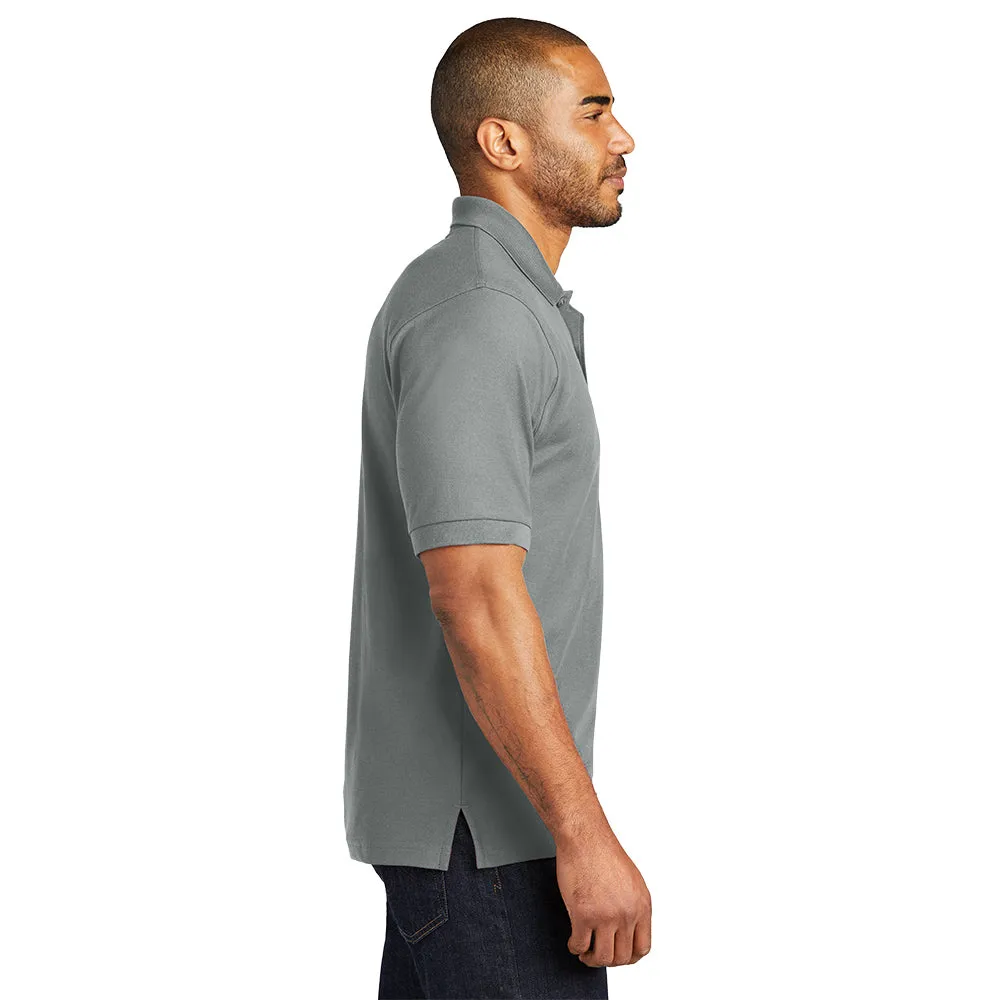 Port Authority® Silk Touch™ Polo with Pocket - Cool Grey