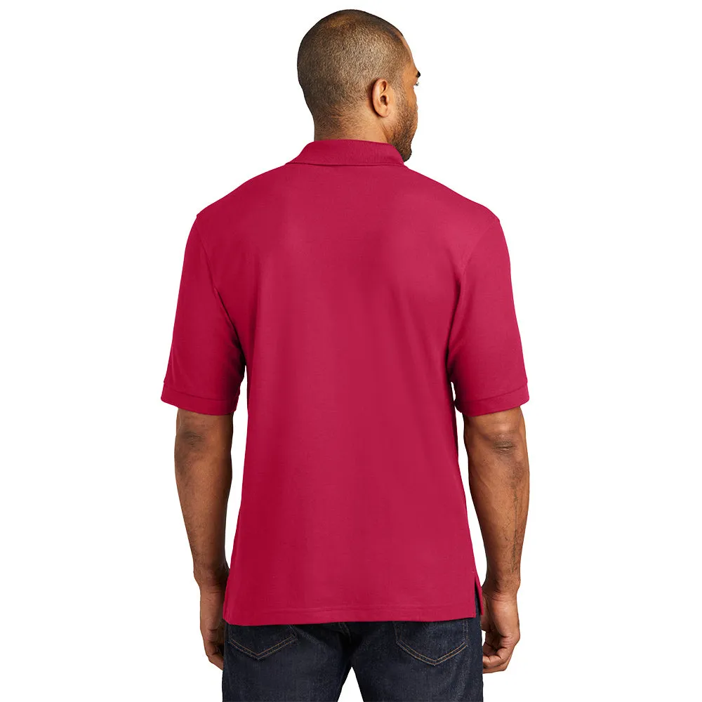 Port Authority® Silk Touch™ Polo with Pocket - Red