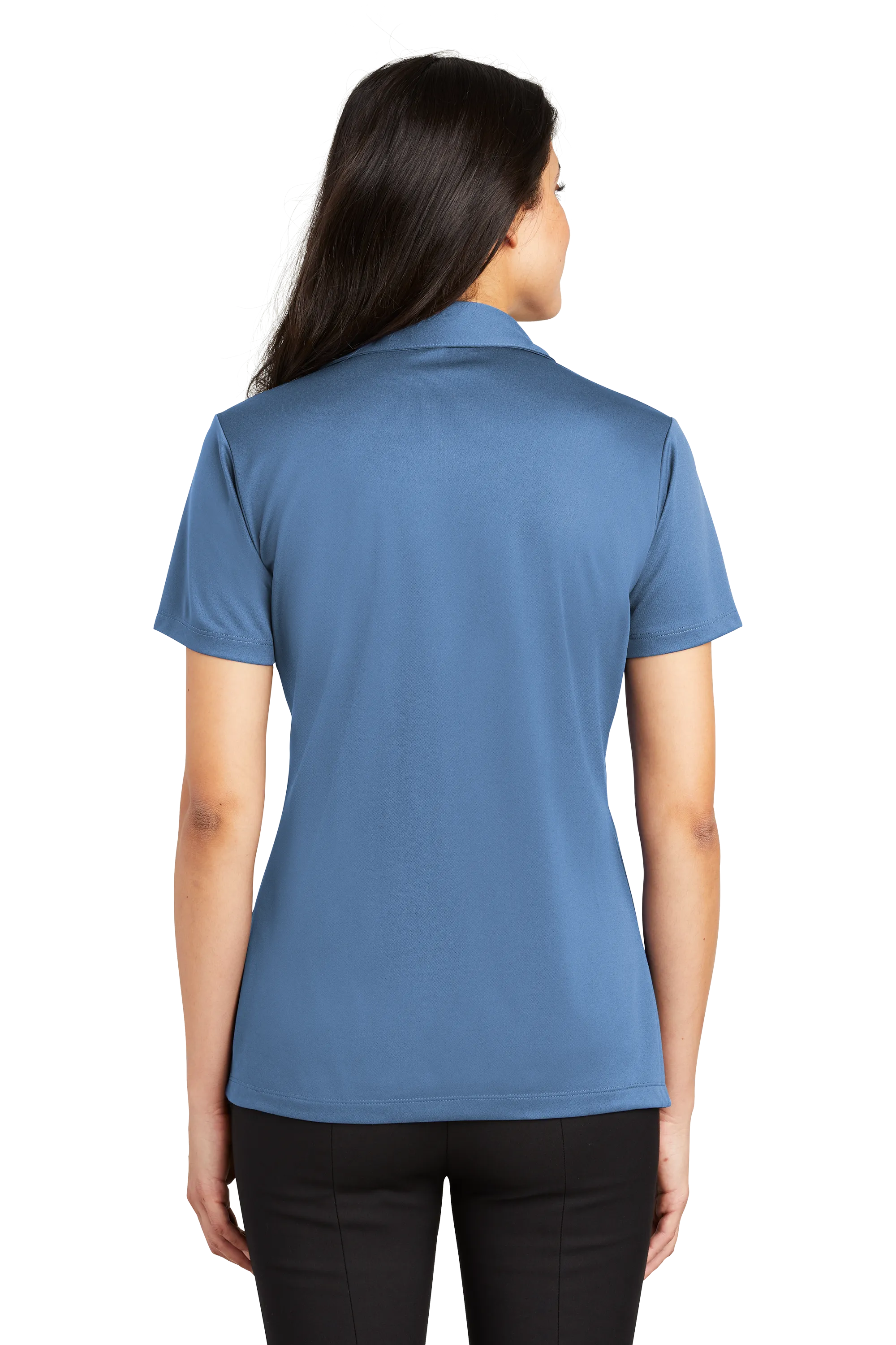 Port Authority® Women's Silk Touch™ Performance Polo - Carolina Blue