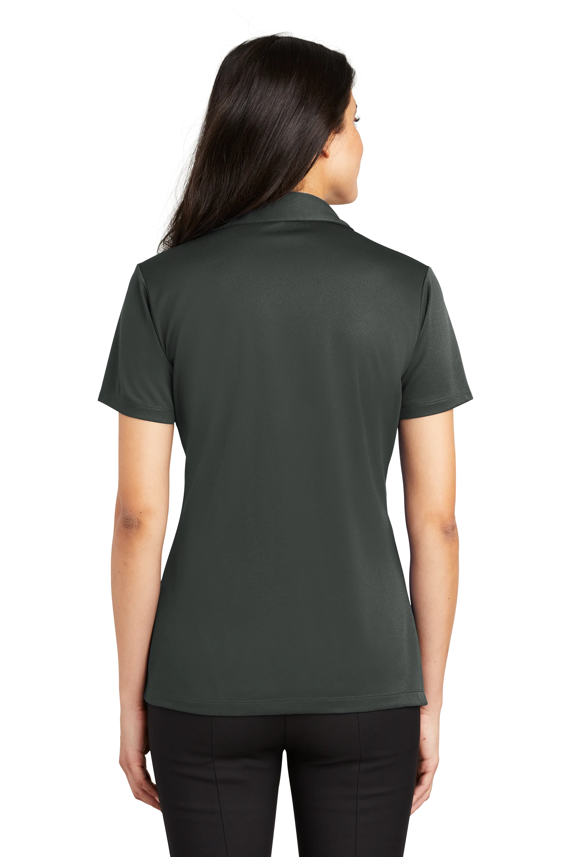 Port Authority® Women's Silk Touch™ Performance Polo - Steel Grey