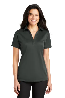 Port Authority® Women's Silk Touch™ Performance Polo - Steel Grey