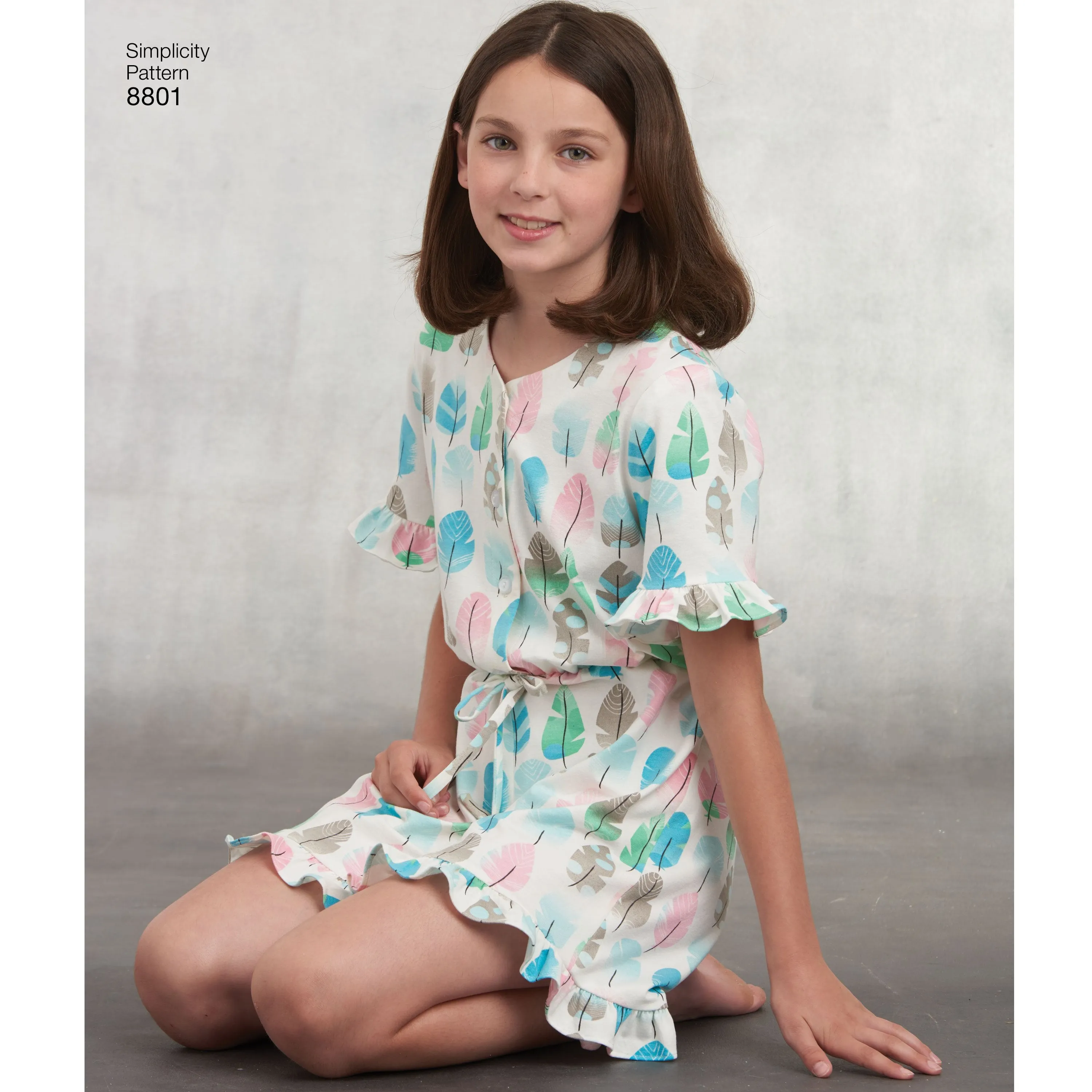 Simplicity Pattern 8801 girls and misses knit jumpsuit romper