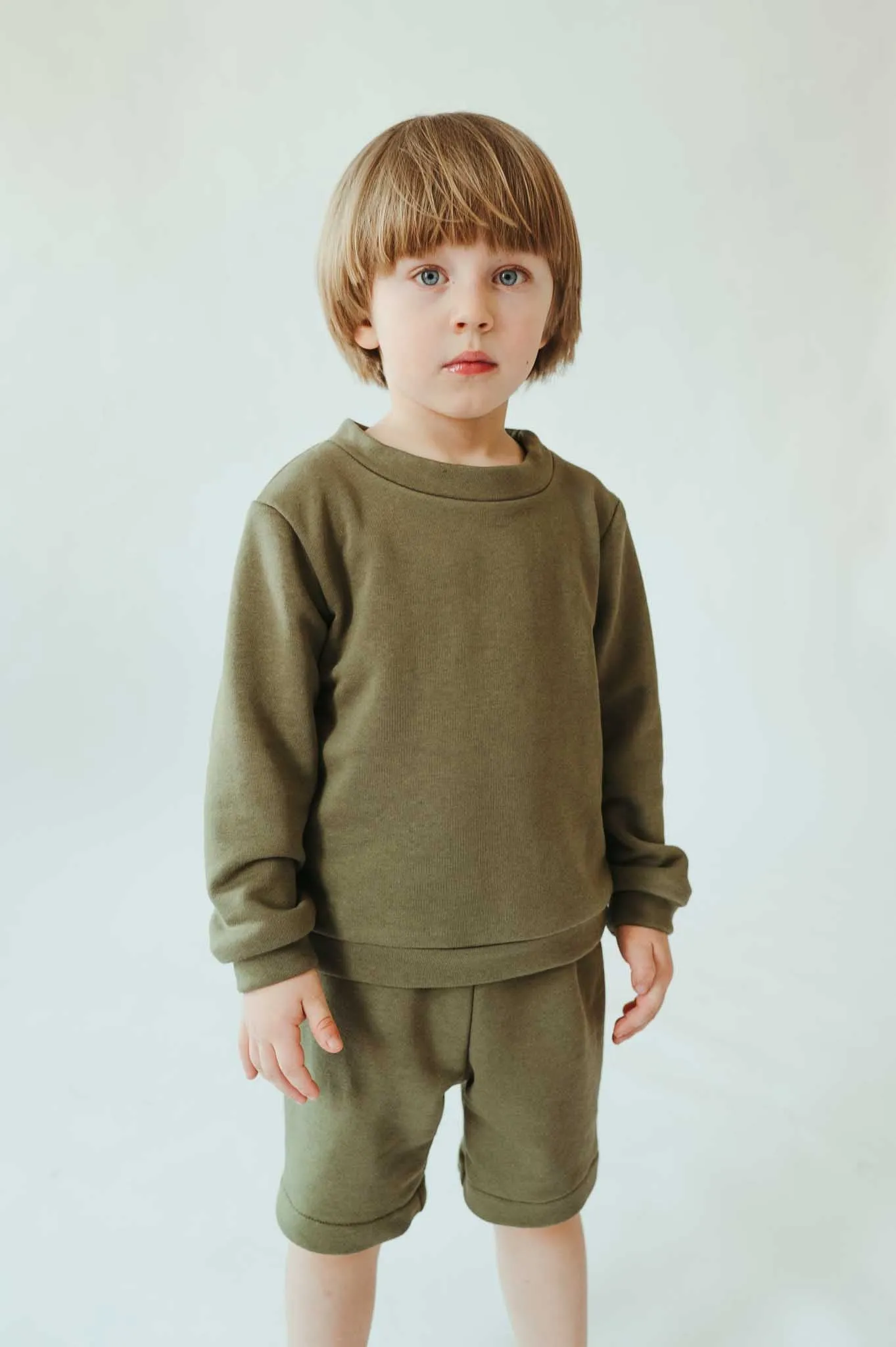 Sofa Killer unisex kids hoodie Olive