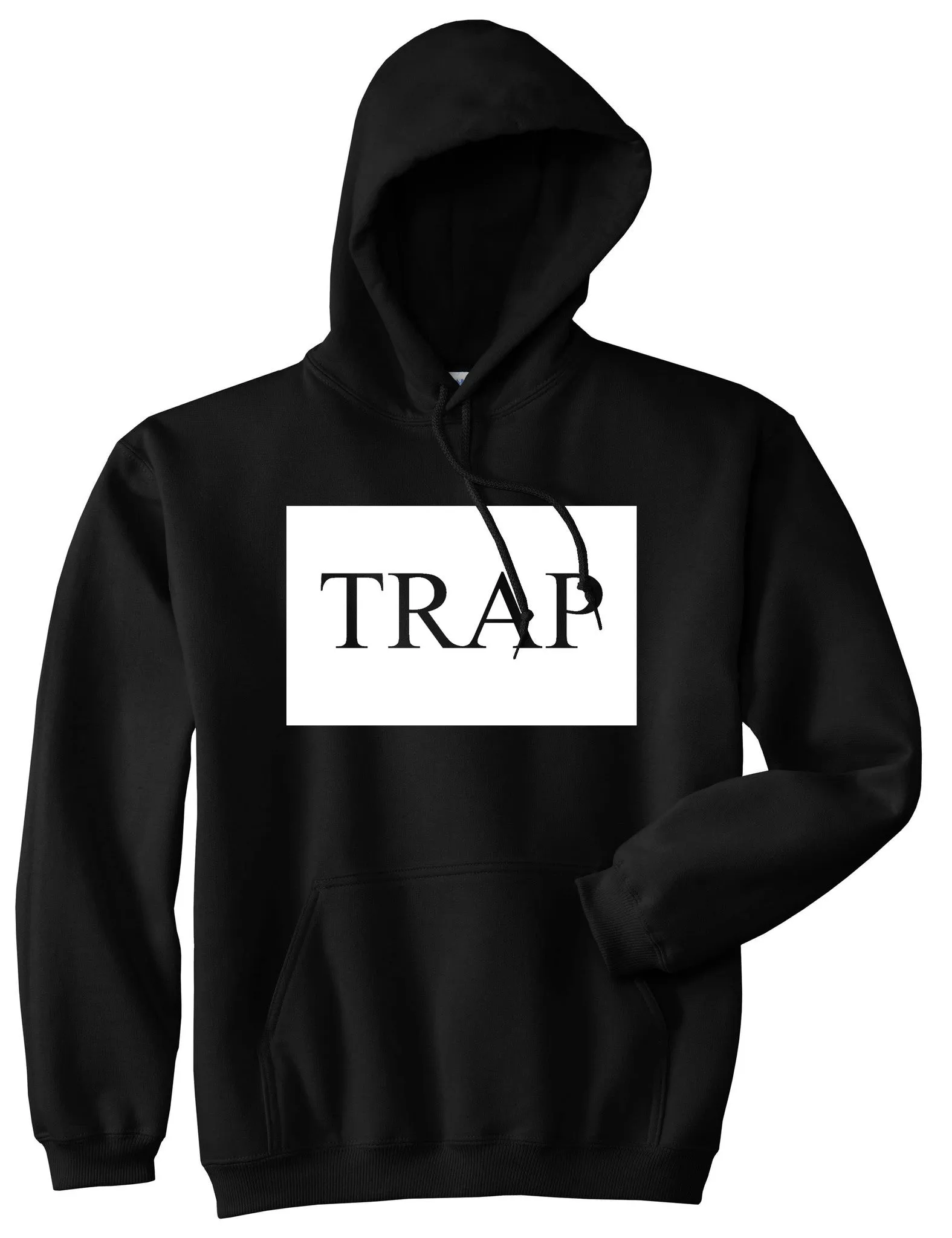 Trap Rectangle Logo Boys Kids Pullover Hoodie Hoody