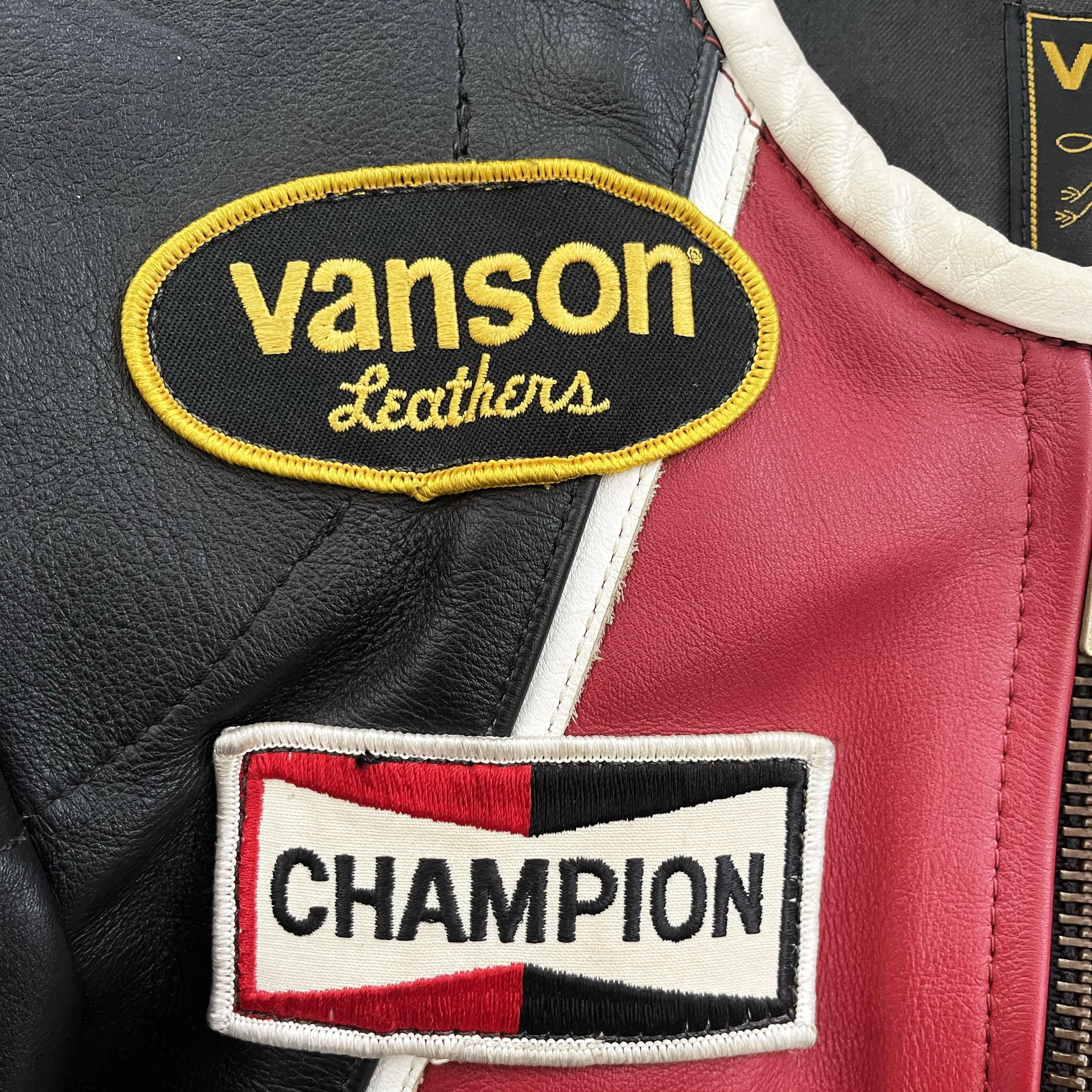 Vanson Leathers One Star Motorcycle Racer Jacket - S