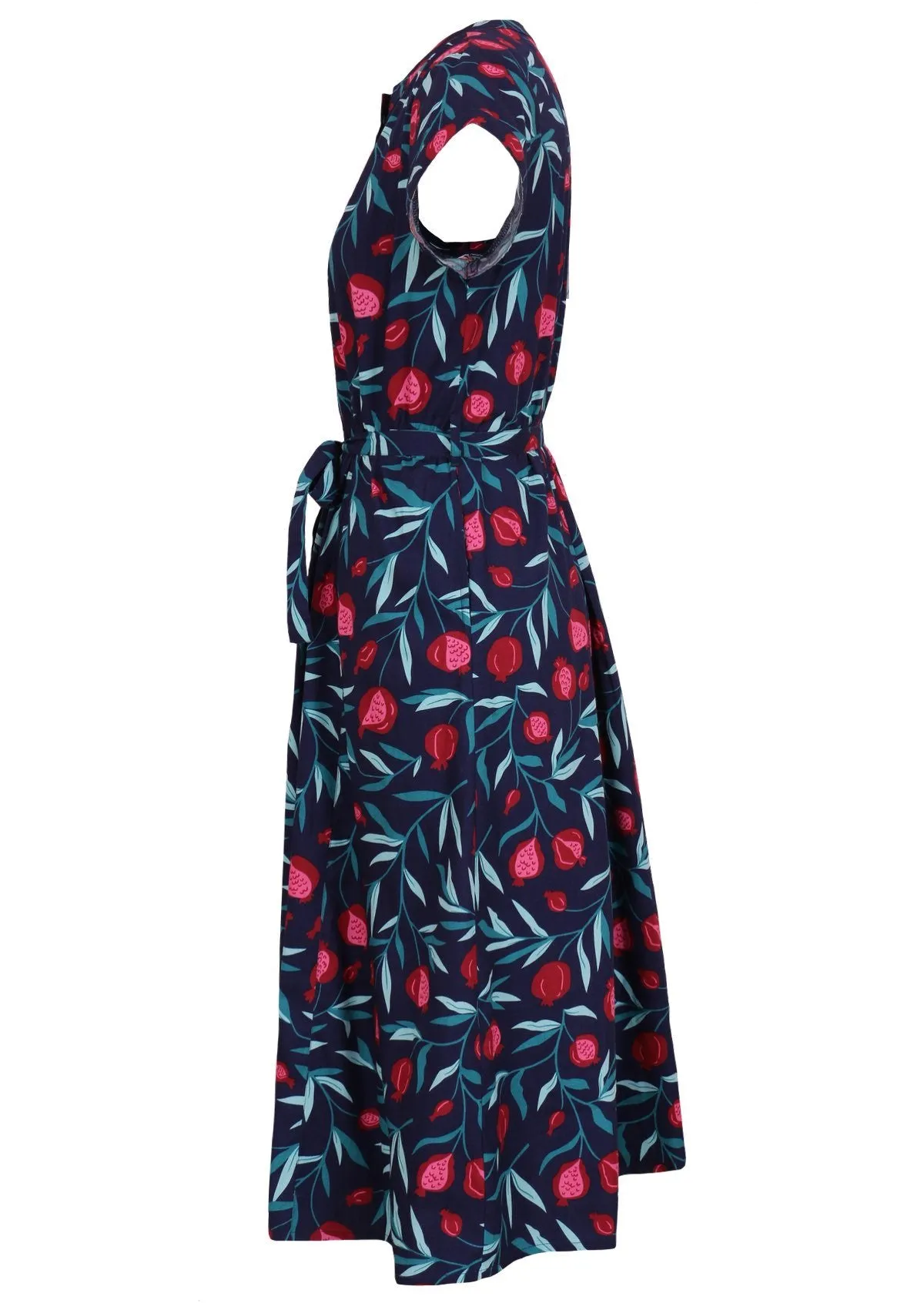 Vivien Dress Pomegranate