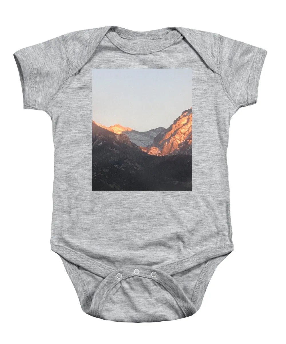 Winter Magic Hour Crestone - Baby Onesie