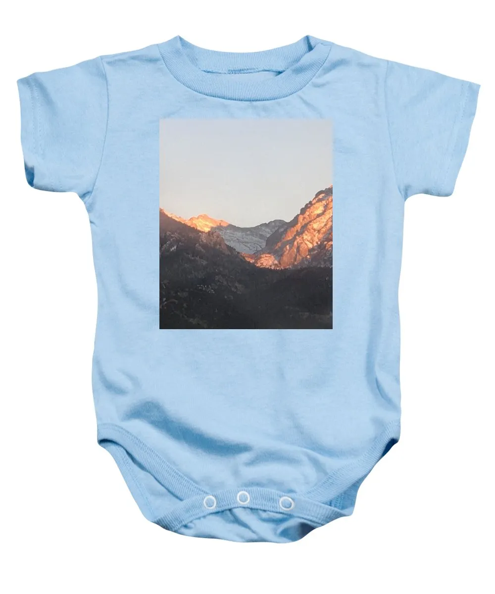 Winter Magic Hour Crestone - Baby Onesie