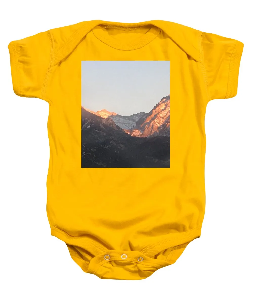 Winter Magic Hour Crestone - Baby Onesie