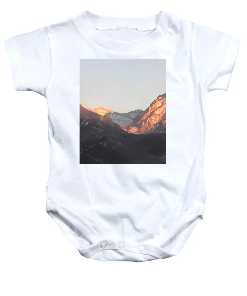 Winter Magic Hour Crestone - Baby Onesie