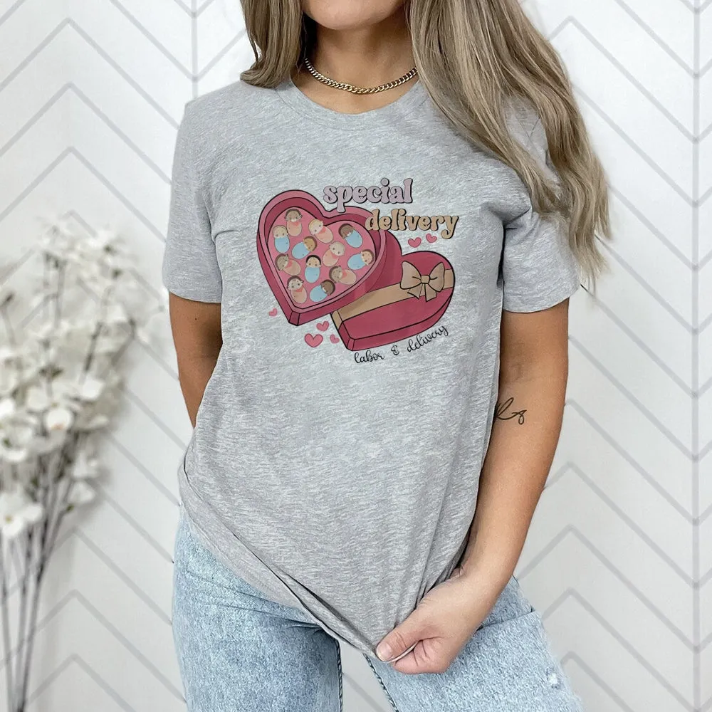 Women Happy Valentine's Day Gift Print Graphic T-shirt