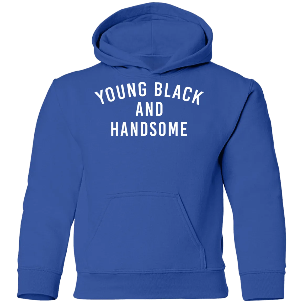 Young Black and Handsome  Youth Pullover Hoodie