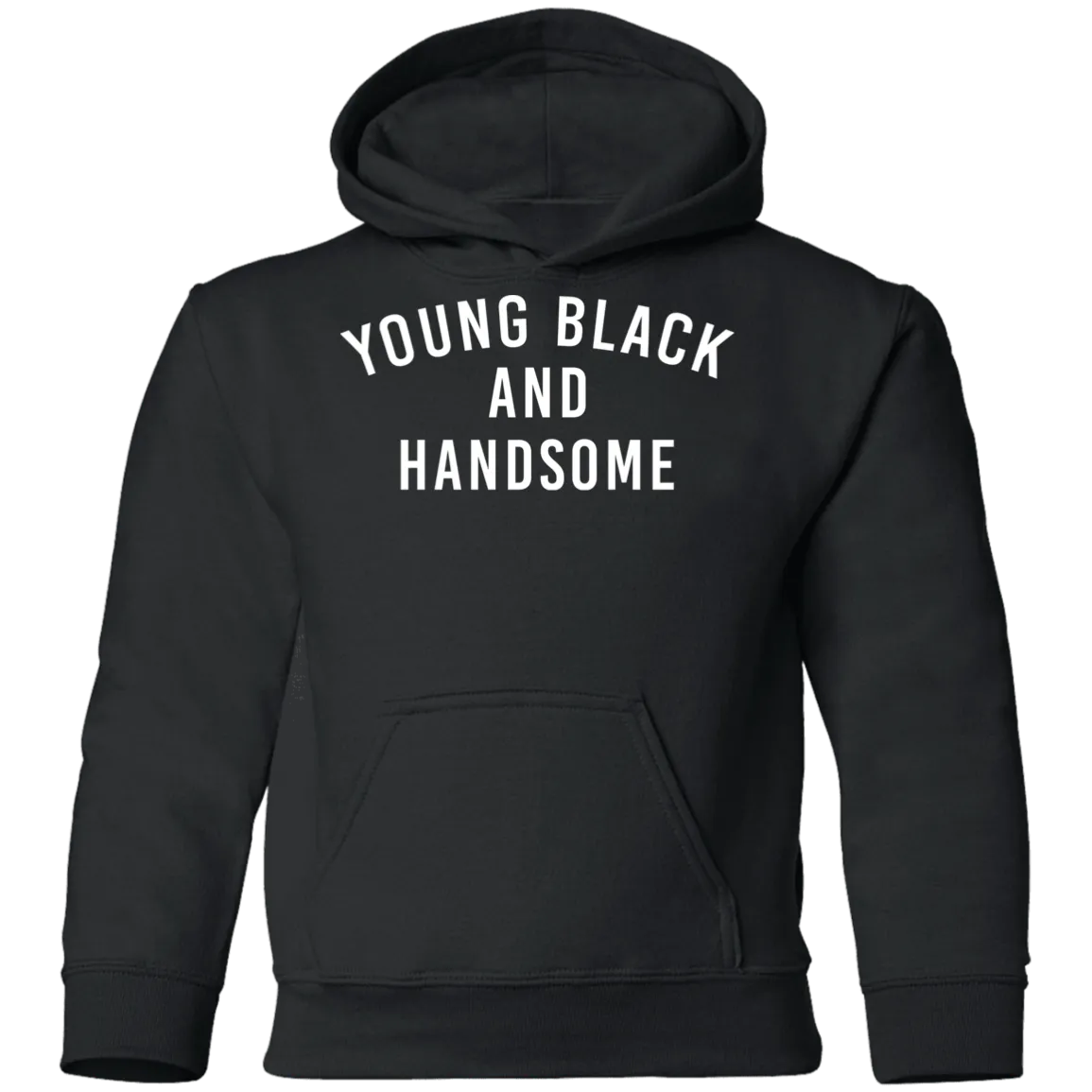 Young Black and Handsome  Youth Pullover Hoodie